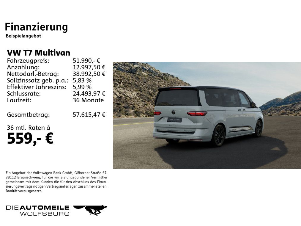 Volkswagen T7 MULTIVAN 2025 г. Белый, пробег 30770 км