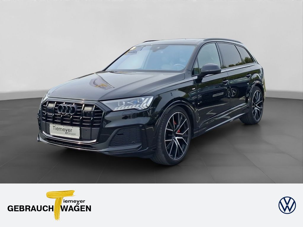 Audi Q7 2023 г. Чёрный, пробег 45310 км