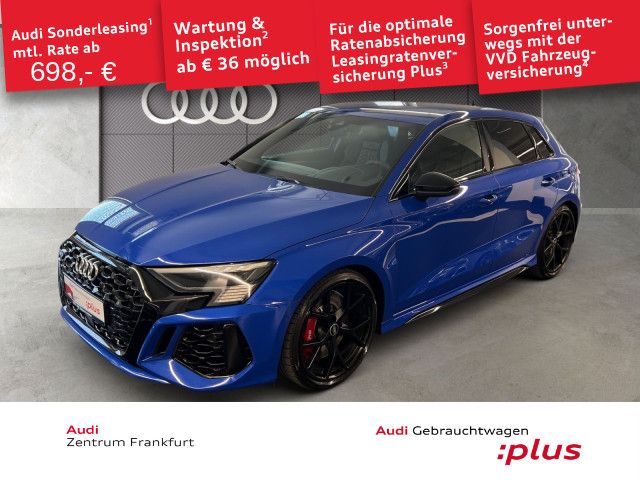 Audi RS3 2023 г. Синий, пробег 24542 км