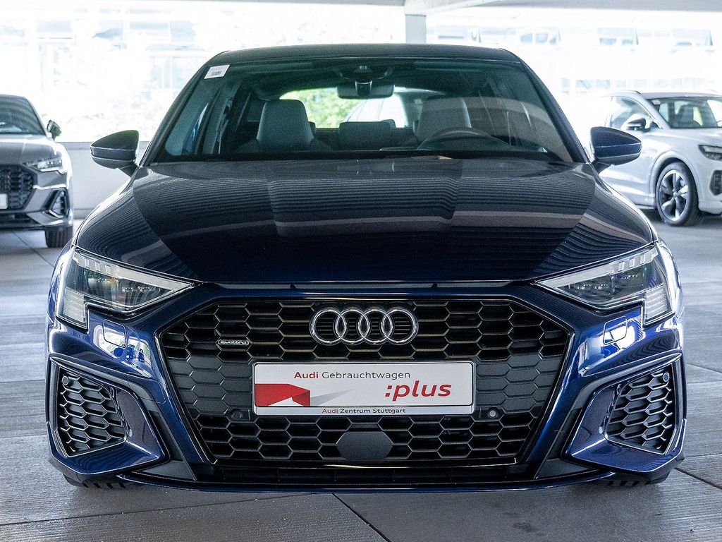 Audi A3 2022 г. Синий, пробег 16714 км