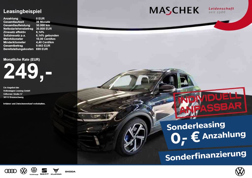 Volkswagen T-Roc 2024 г. Чёрный, пробег 34600 км