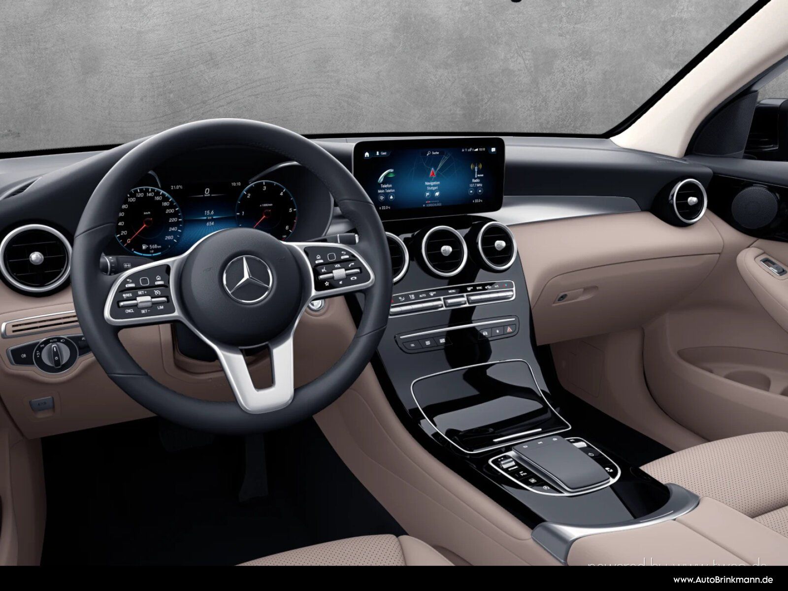 Mercedes-Benz GLC 220 2023 г. Чёрный, пробег 46700 км
