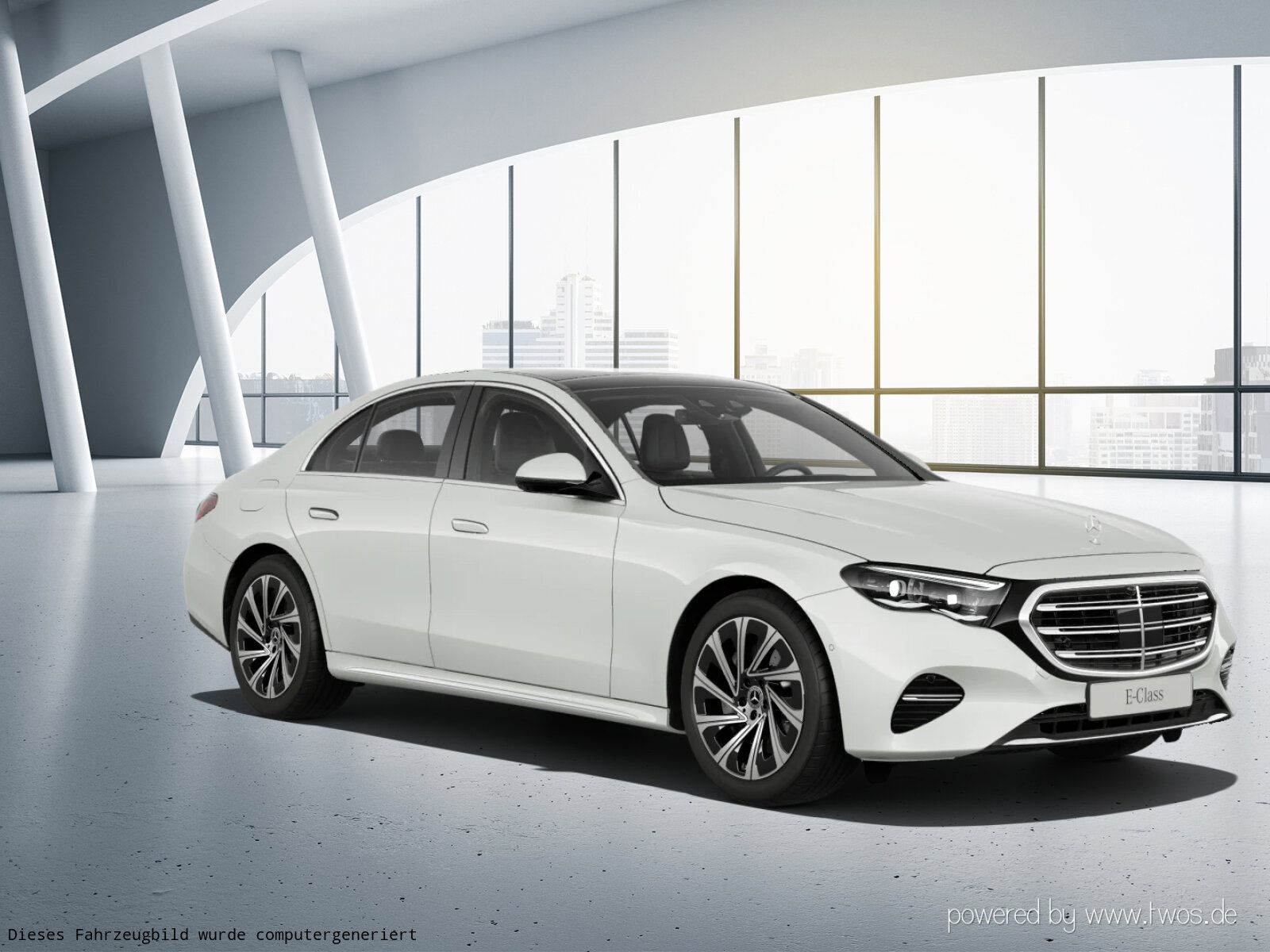 Mercedes-Benz E 300 2023 г. Белый, пробег 34012 км