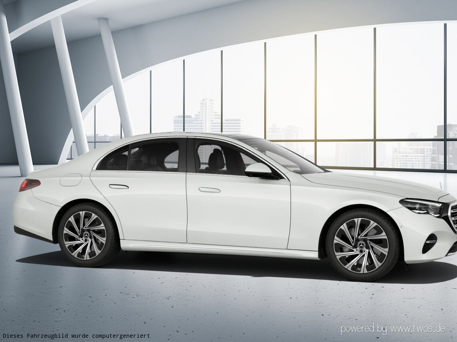 Mercedes-Benz E 300 2023 г. Белый, пробег 34012 км