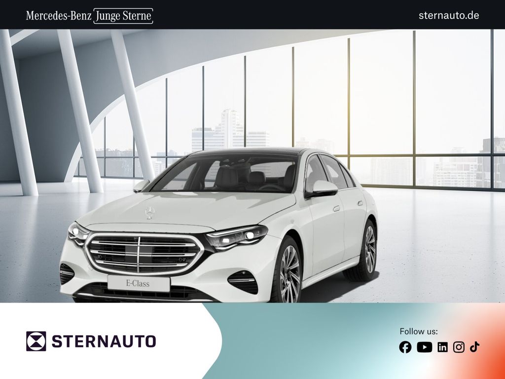 Mercedes-Benz E 300 2023 г. Белый, пробег 34012 км