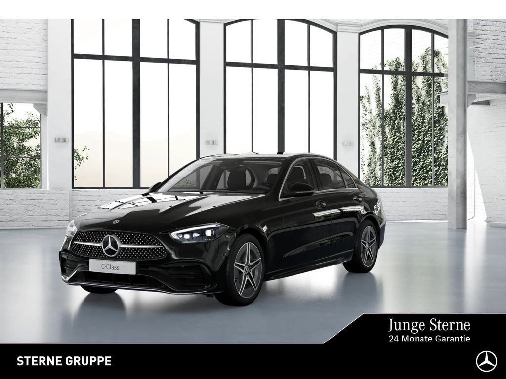 Mercedes-Benz C 220 2022 г. Чёрный, пробег 57271 км