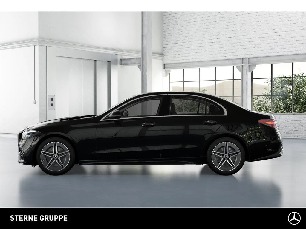 Mercedes-Benz C 220 2022 г. Чёрный, пробег 57271 км