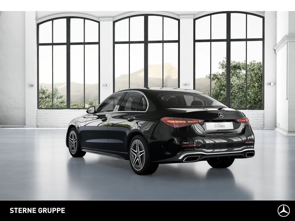 Mercedes-Benz C 220 2022 г. Чёрный, пробег 57271 км