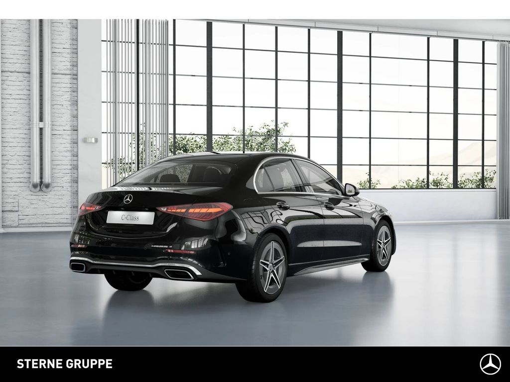 Mercedes-Benz C 220 2022 г. Чёрный, пробег 57271 км