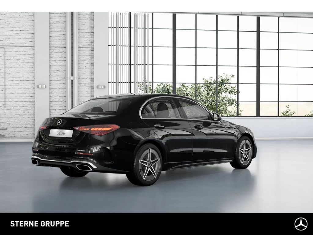 Mercedes-Benz C 220 2022 г. Чёрный, пробег 57271 км