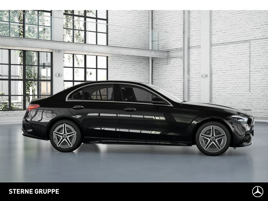 Mercedes-Benz C 220 2022 г. Чёрный, пробег 57271 км
