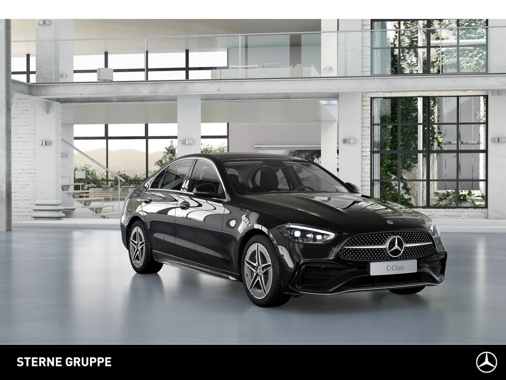 Mercedes-Benz C 220 2022 г. Чёрный, пробег 57271 км