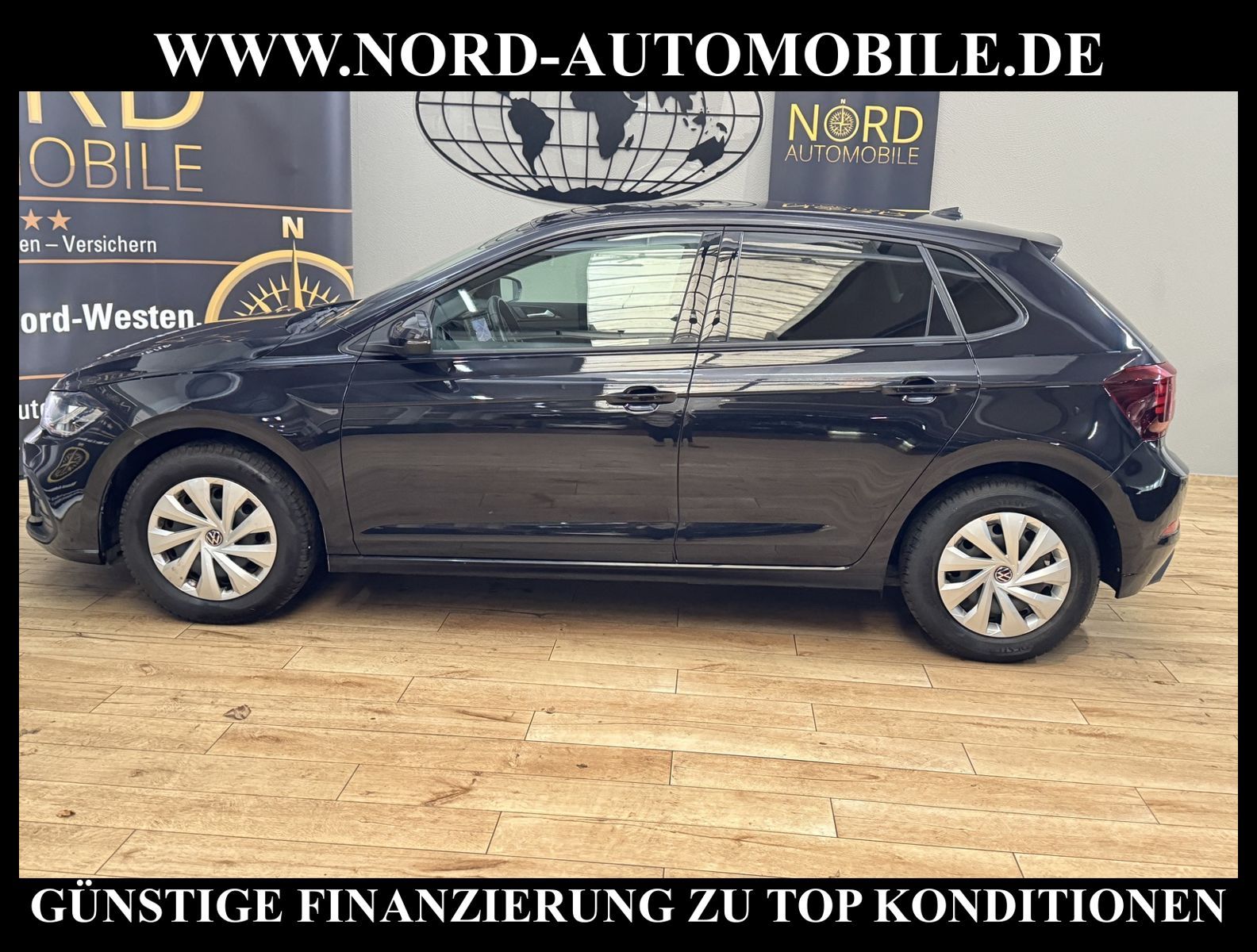 Volkswagen Polo 2023 г. Чёрный, пробег 55243 км