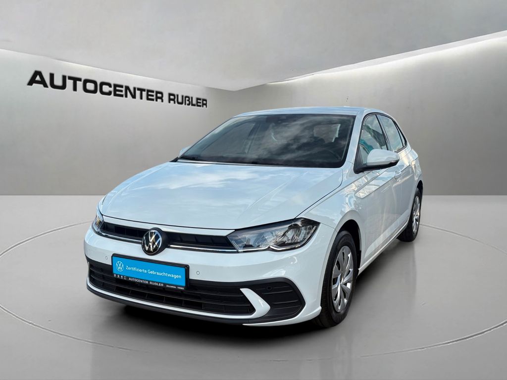 Volkswagen Polo 2023 г. Белый, пробег 33947 км