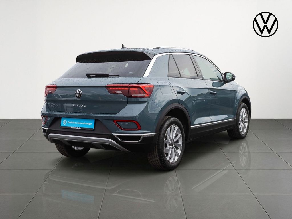 Volkswagen T-Roc 2022 г. Синий, пробег 41370 км