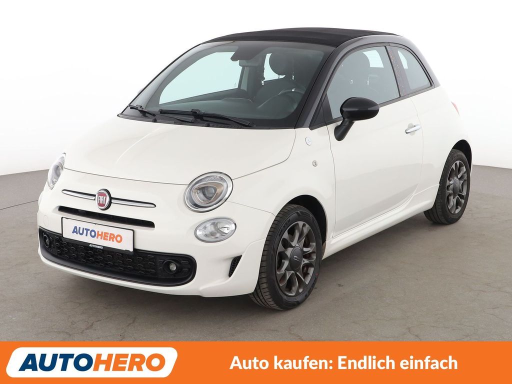 Fiat 500C 2021 г. Белый, пробег 48479 км
