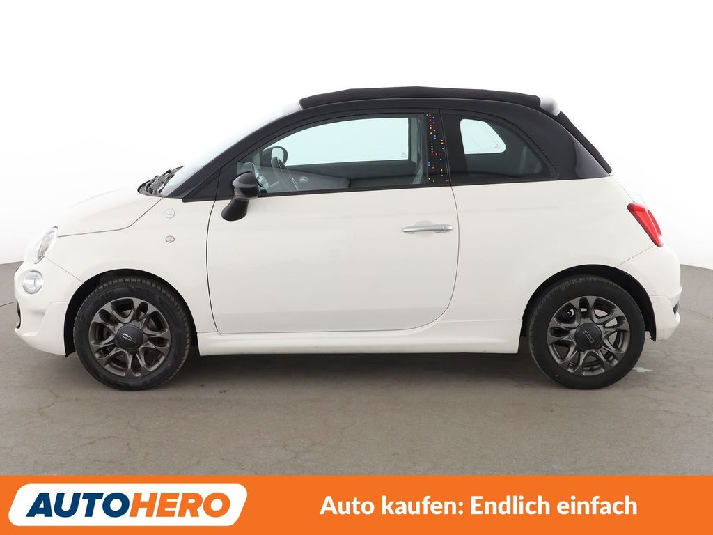 Fiat 500C 2021 г. Белый, пробег 48479 км