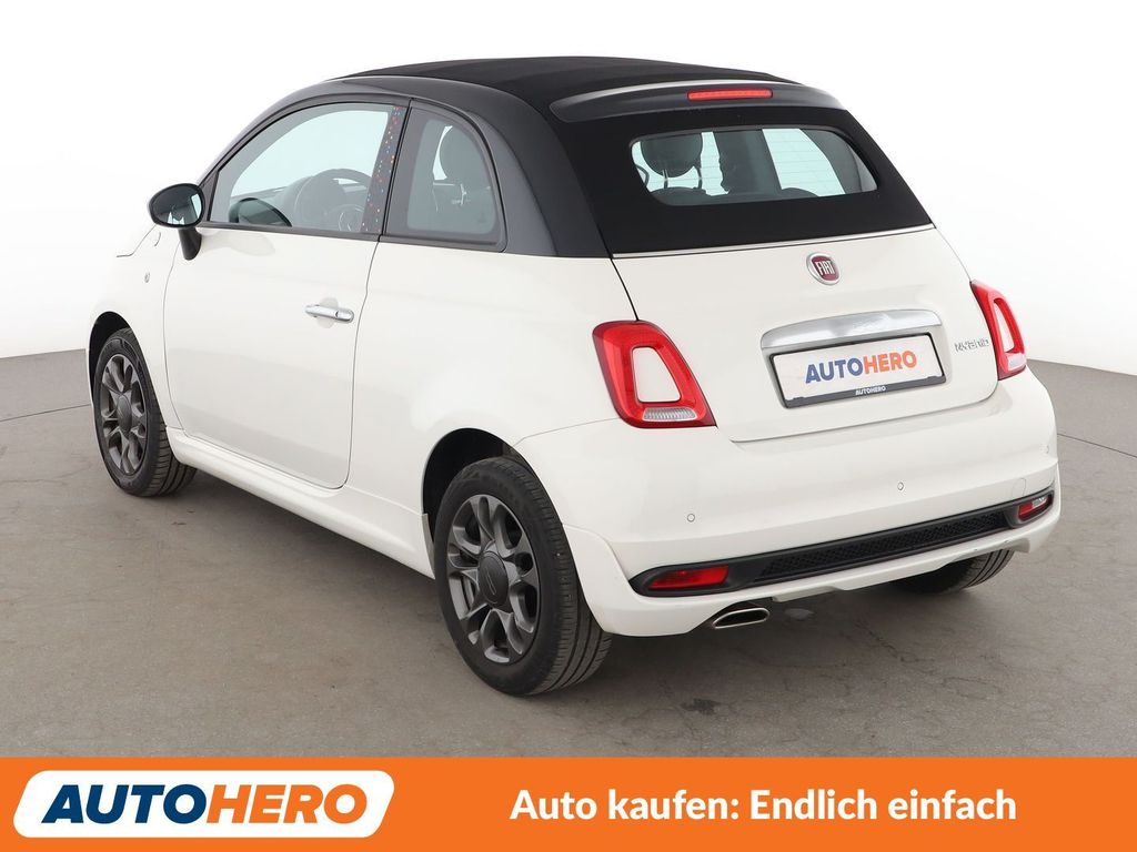 Fiat 500C 2021 г. Белый, пробег 48479 км