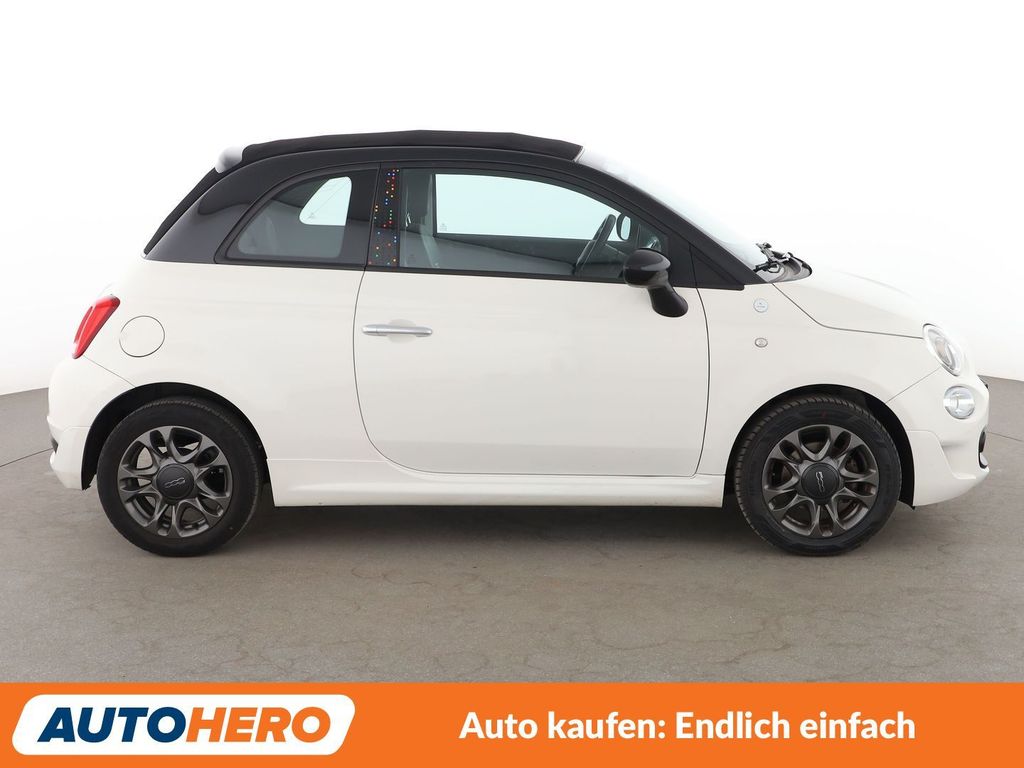 Fiat 500C 2021 г. Белый, пробег 48479 км