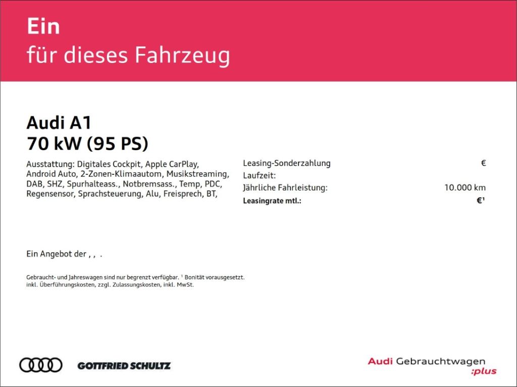 Audi A1 2021 г. Белый, пробег 45413 км
