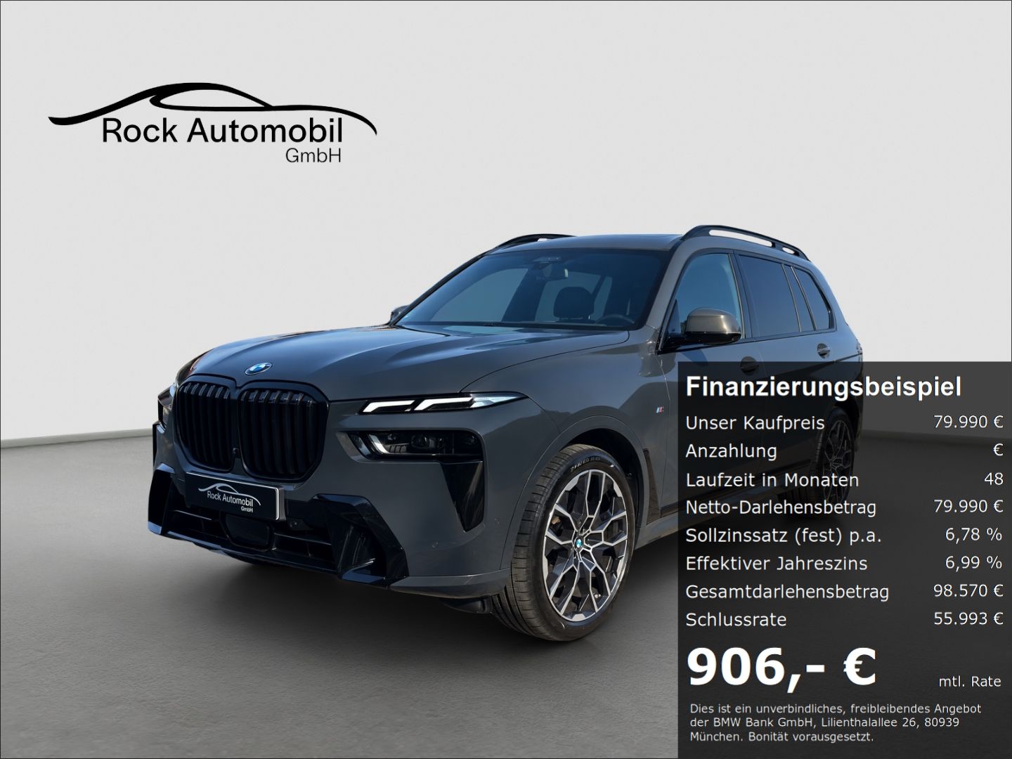 BMW X7 2023 г. Серый, пробег 45990 км