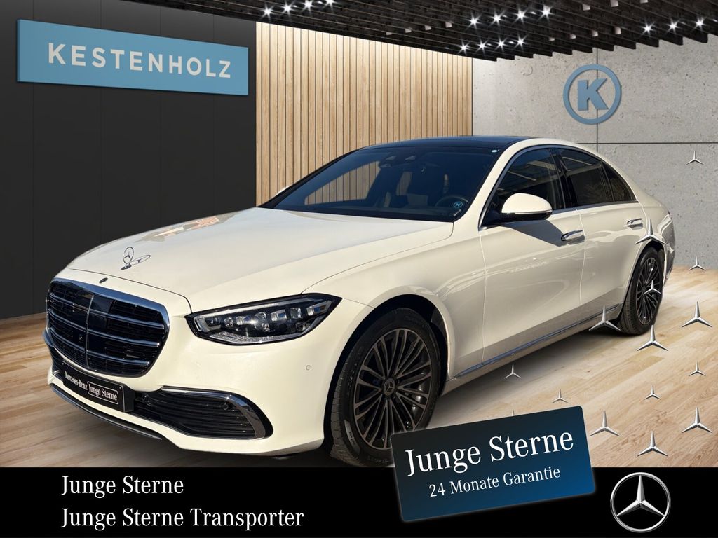 Mercedes-Benz S 500 2021 г. Белый, пробег 28561 км