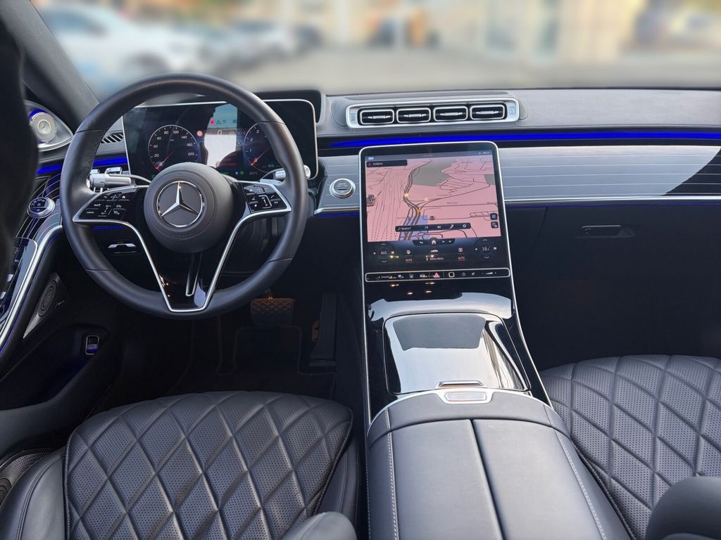 Mercedes-Benz S 500 2021 г. Белый, пробег 28561 км