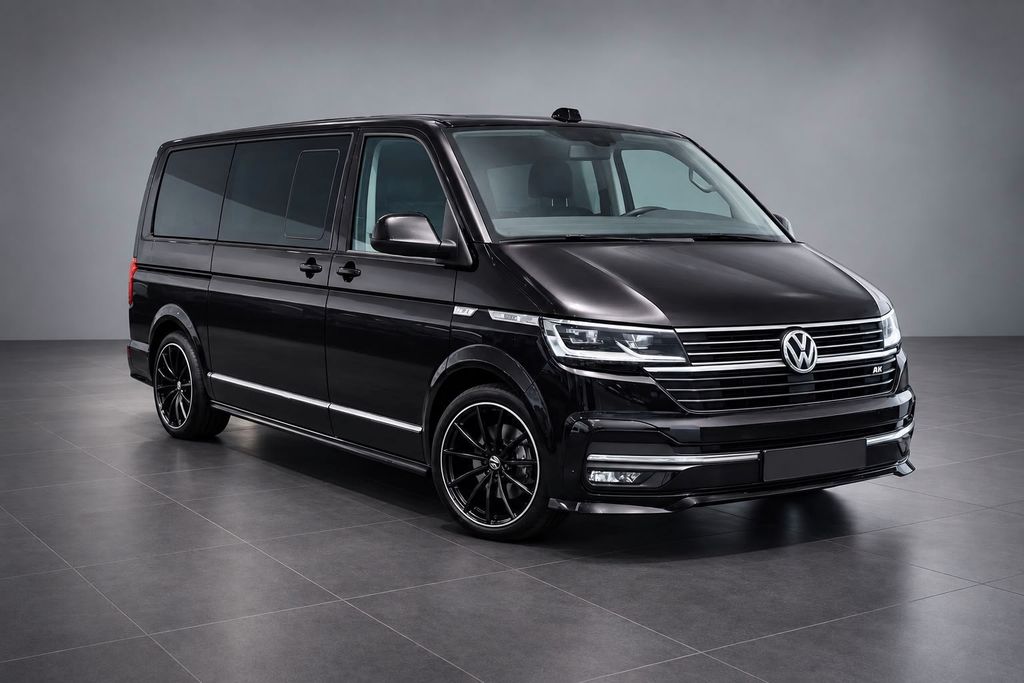 Volkswagen T6 MULTIVAN 2022 г. Чёрный, пробег 57000 км