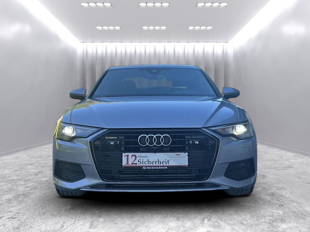 Audi A6 2023 г. Серебристый, пробег 52700 км