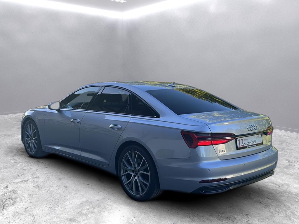 Audi A6 2023 г. Серебристый, пробег 52700 км