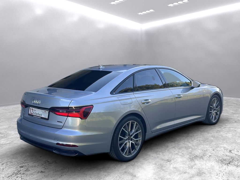 Audi A6 2023 г. Серебристый, пробег 52700 км