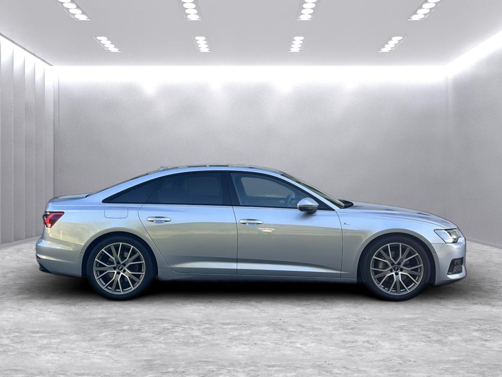 Audi A6 2023 г. Серебристый, пробег 52700 км