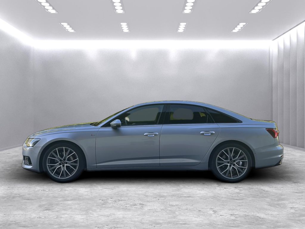 Audi A6 2023 г. Серебристый, пробег 52700 км
