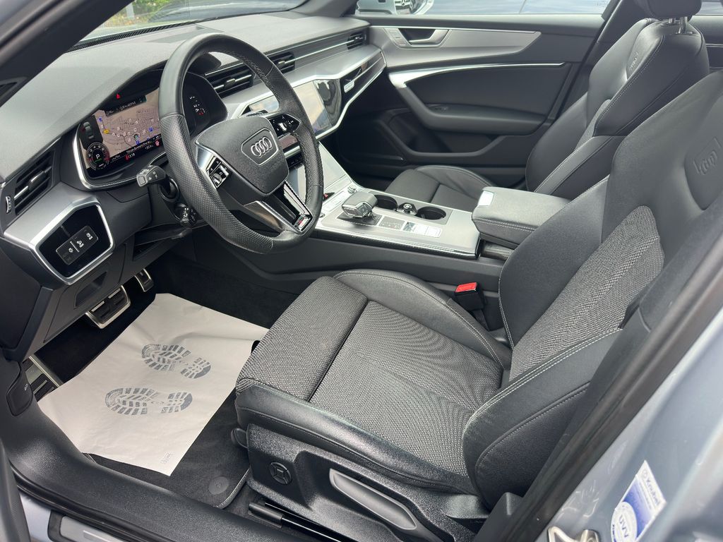 Audi A6 2023 г. Серебристый, пробег 52700 км