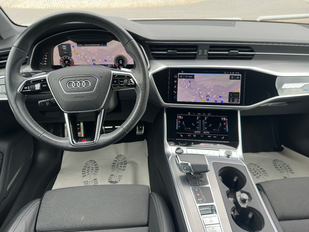 Audi A6 2023 г. Серебристый, пробег 52700 км