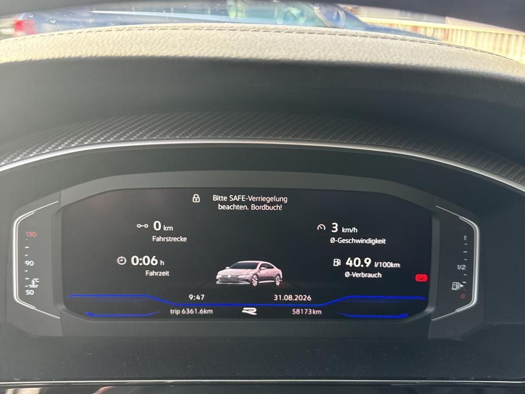 Volkswagen Arteon 2022 г. Синий, пробег 58173 км