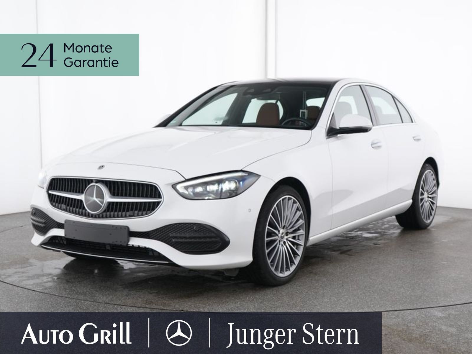 Mercedes-Benz C 200 2021 г. Белый, пробег 9729 км