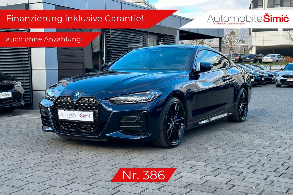 BMW M440 2022 г. Синий, пробег 39000 км
