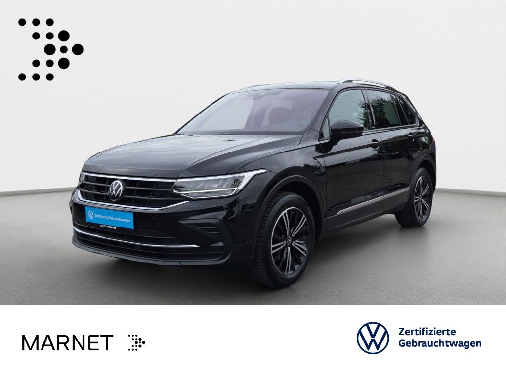 Volkswagen Tiguan 2022 г. Чёрный, пробег 51120 км