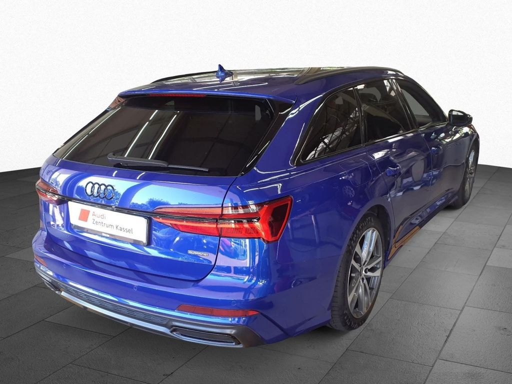 Audi A6 2023 г. Синий, пробег 58802 км