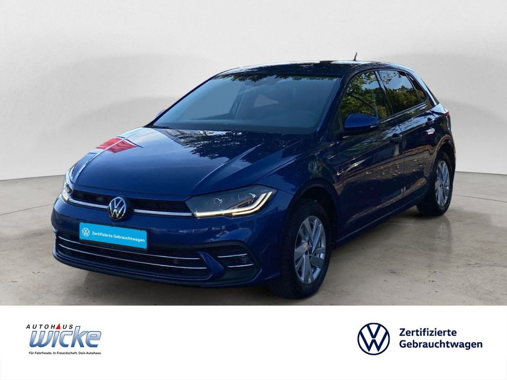 Volkswagen Polo 2022 г. Синий, пробег 26660 км