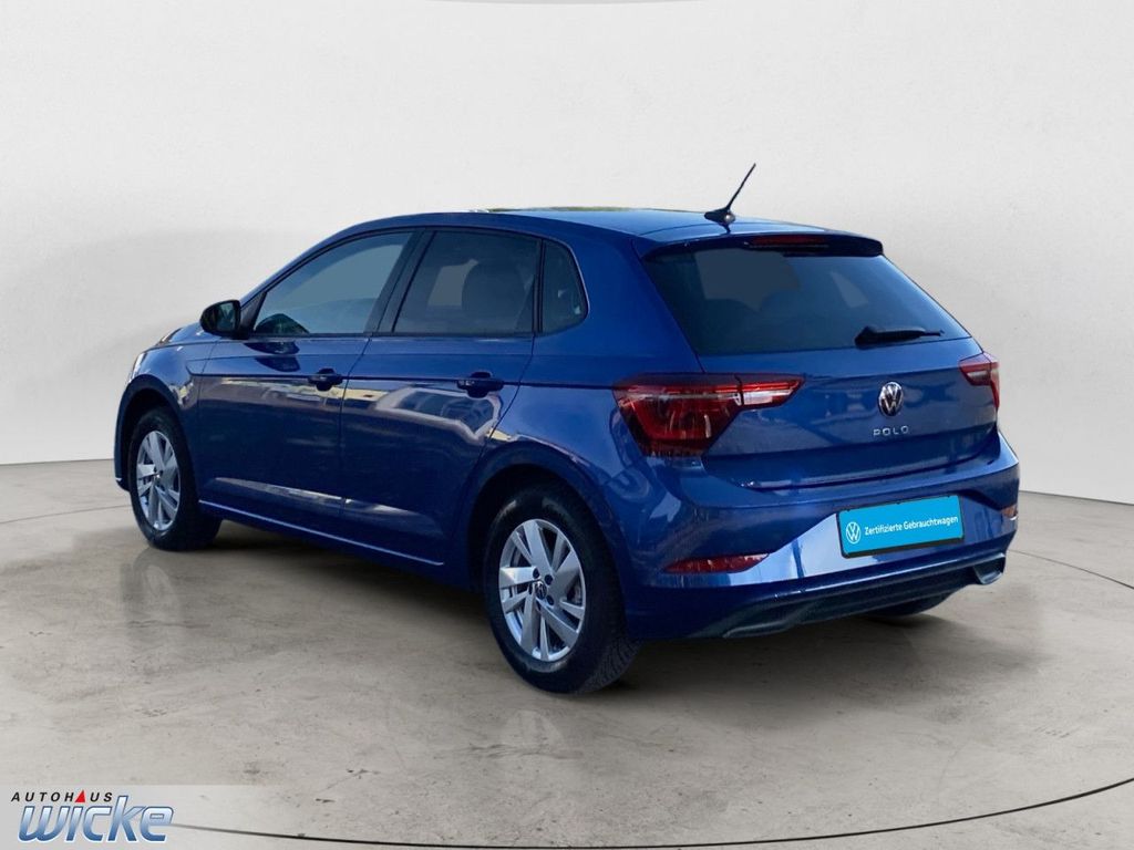 Volkswagen Polo 2022 г. Синий, пробег 26660 км