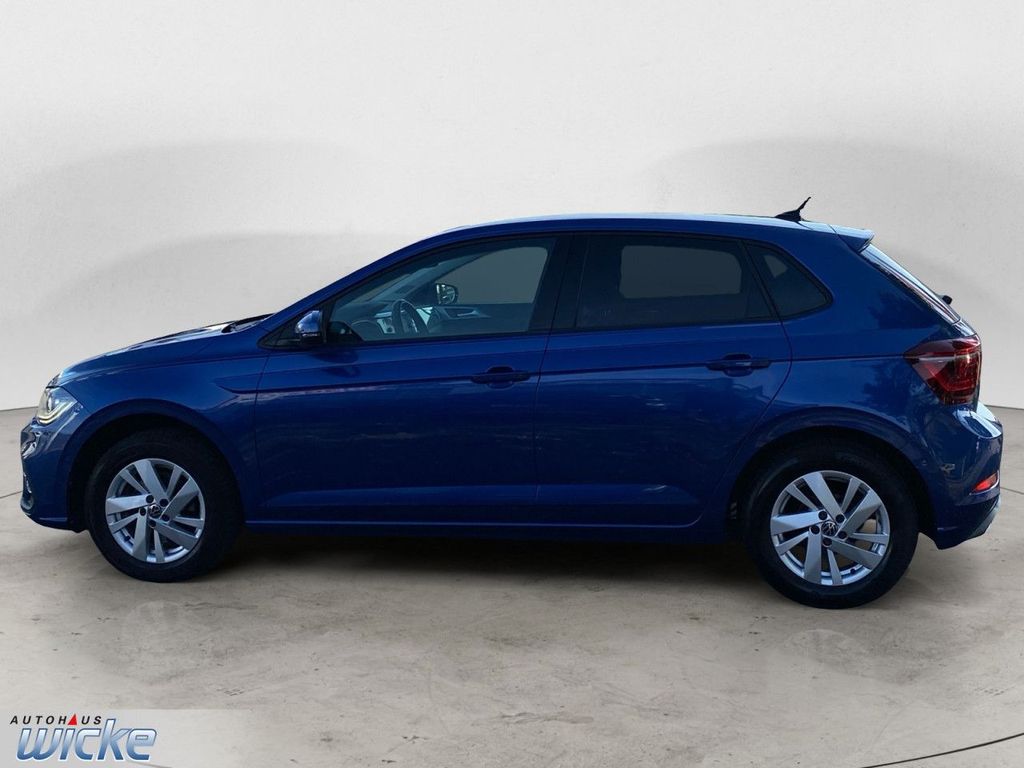 Volkswagen Polo 2022 г. Синий, пробег 26660 км