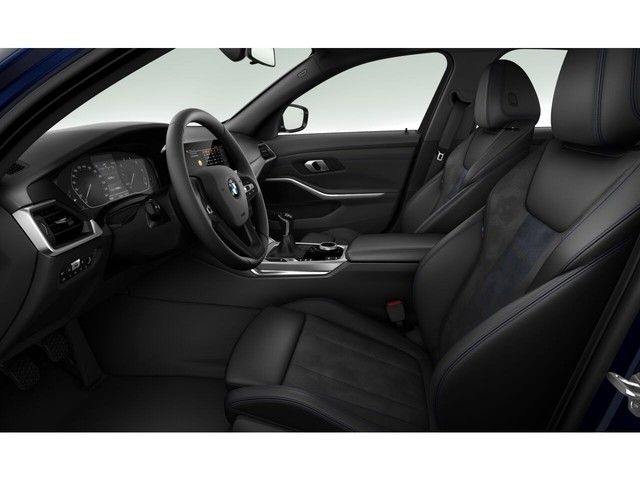 BMW 320 2022 г. Синий, пробег 21411 км