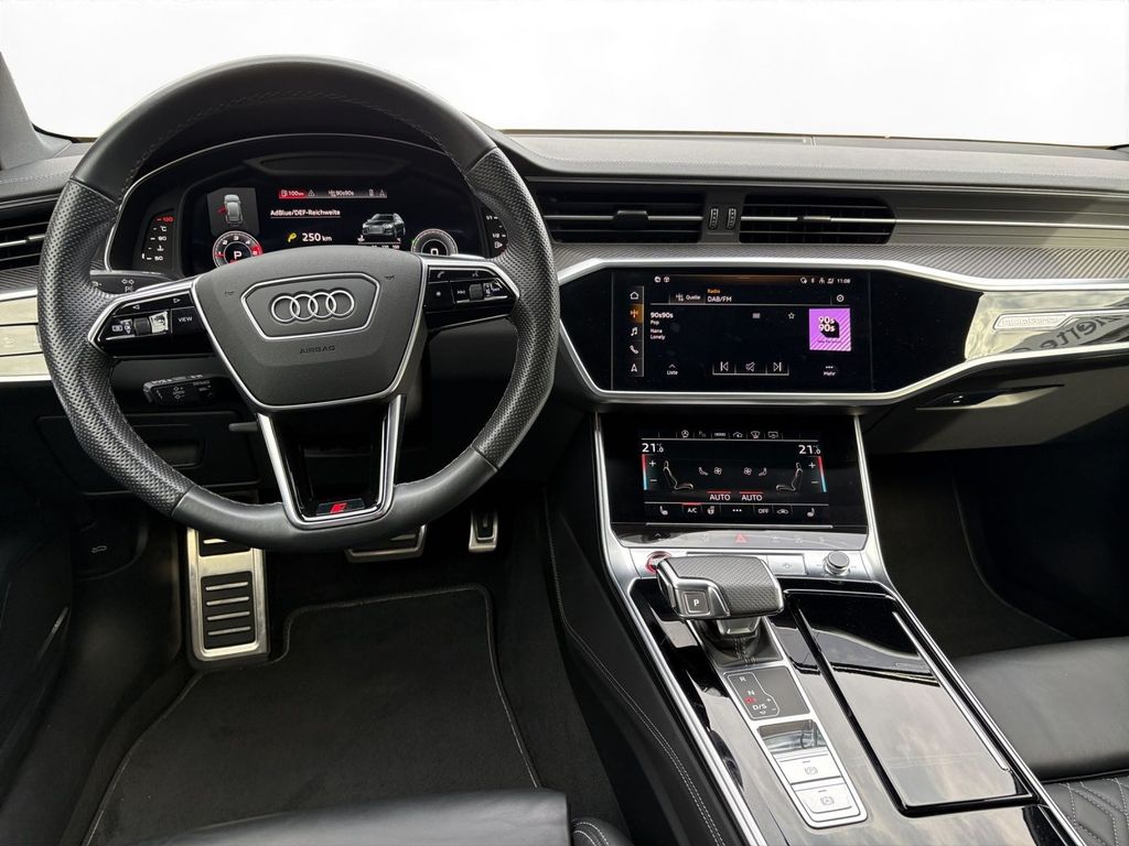 Audi S6 2022 г. Чёрный, пробег 54900 км