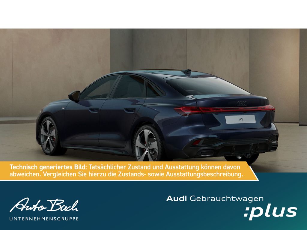 Audi A5 2026 г. Синий, пробег 12140 км