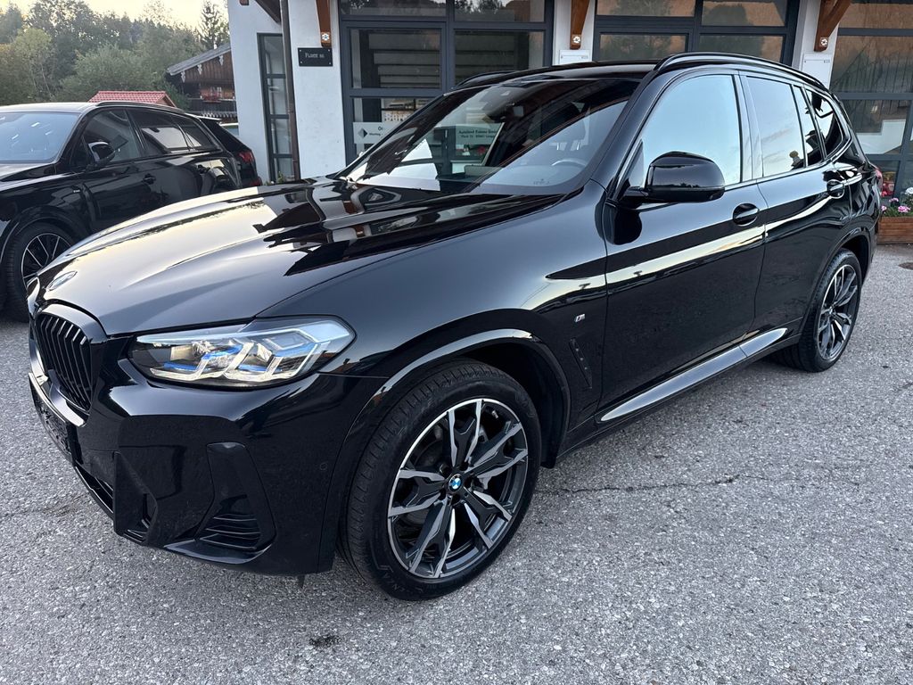BMW X3 2023 г. Чёрный, пробег 49000 км