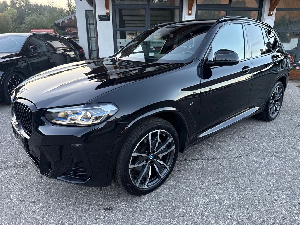 BMW X3 2023 г. Чёрный, пробег 49000 км