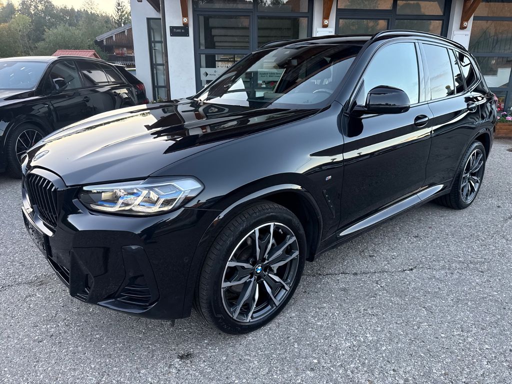BMW X3 2023 г. Чёрный, пробег 49000 км