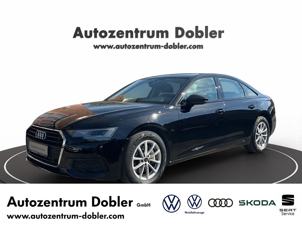 Audi A6 2023 г. Чёрный, пробег 47600 км